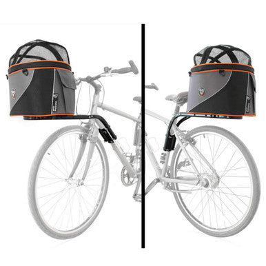 Dutch Dog DoggyRide Cocoon Bike Carrying Basket | Anthracite | Dutch Dog Design® Pets Own Us