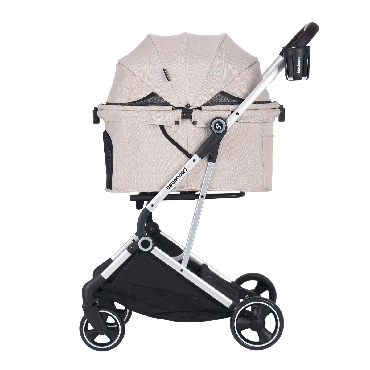 Beberoad Pet Stroller Beberoad T4 Pet Stroller | Small to Medium Dogs & Cats up to 20kg | 3 Colours Beberoad T4 Pet Stroller | Dogs & Cats up to 20kg | Pets Own Us