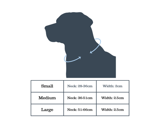 Henry Wag Dog Collar Henry Wag Comfort Dog Collar | Neoprene Padded | GRS Recycled | Reflective | 3 Sizes, Blue/Grey Henry Wag Comfort Collar | Neoprene Padded, GRS Recycled & Reflective