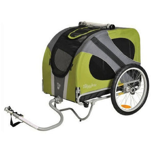 Dutch Dog Novel DoggyRide Dog Bike Trailer Cabin by Dutch Dog - Green DRNVTR23-GR Pets Own Us