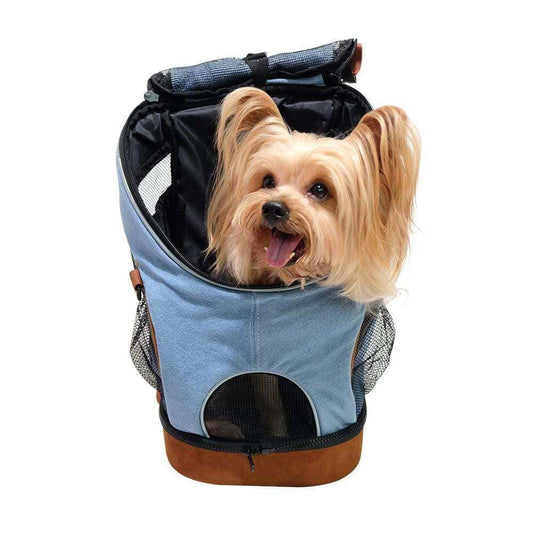 New Denim Fun Lightweight Pet Backpack, Best Small Dog-Cat Carrier Backpack for Hiking or Chest-Front Pack Carrier Bag
This trendy backpack can also be used as a frIbiyaya