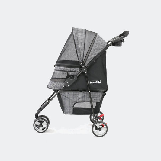 Innopet® Avenue Dog & Cat Pram With Rain Cover | Blended Grey IPS-033/BG Pets Own Us
