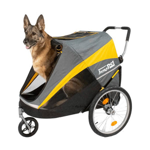 Innopet Hercules Dog Stroller 2.0 | X Large Dog Pram | >50kgs | Free Rain Cover IPS-060/B Pets Own Us