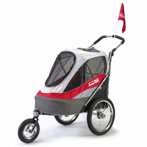 InnoPet Sporty Deluxe dog pram and bike trailer with large air-filled tires and rain cover