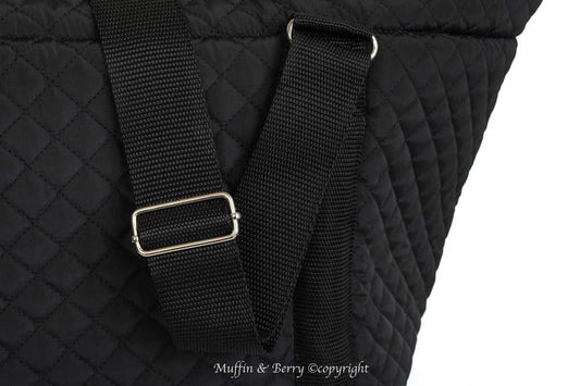 Introducing the Muffin & Berry Sling Carrier, a meticulously handcrafted bag that serves as a stunning accessory for both you and your beloved doggie. Enjoy outiMuffin & Berry