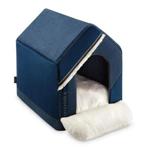 Oh Charlie Allure Doghouse LUXURY by Oh Charlie - Navy Blue Pets Own Us