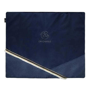 Oh Charlie Allure Travel Mat LUXURY by Oh Charlie - Navy Blue Pets Own Us