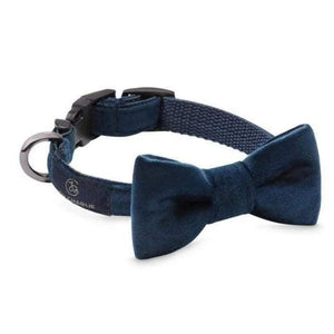 Oh Charlie Glam Bowtie by Oh Charlie - Navy Blue Pets Own Us