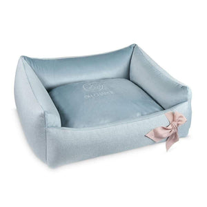 Oh Charlie Mayliss Luxury Dog Bed by Oh Charlie - Pastel Blue Pets Own Us