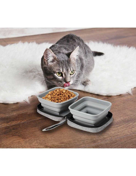 The Perfect Mealtime Companion for Pets On the GoWhether you're hiking a trail, road-tripping, or enjoying a day at the park, the Petique Portabowl - Grey is your ulPetique