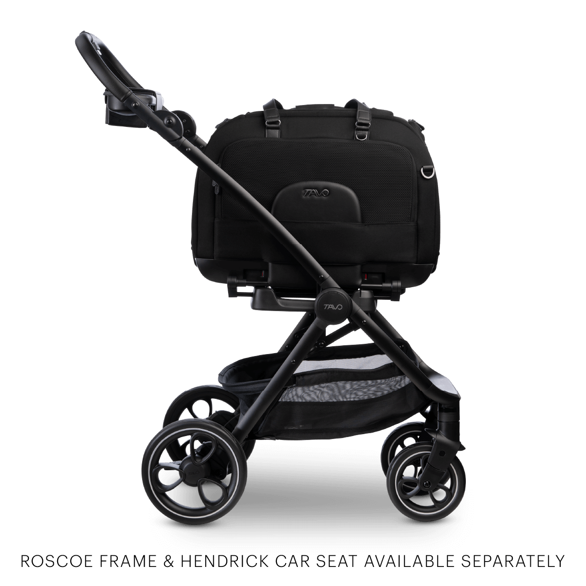 Tavo Pets Pet Stroller Tavo Roscoe Pet Stroller Frame | Multi-Terrain | Compatible with Maeve & Hendrick Carriers | Black Pet Stroller Frame | Multi-Terrain, Compatible with Maeve & Hendrick | Black