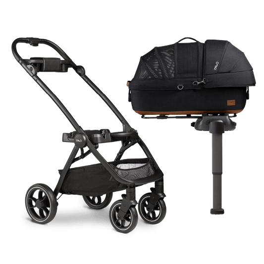 Tavo Pets Pet Stroller Tavo Roscoe Pet Stroller Frame | Multi-Terrain | Compatible with Maeve & Hendrick Carriers | Black Pet Stroller Frame | Multi-Terrain, Compatible with Maeve & Hendrick | Black