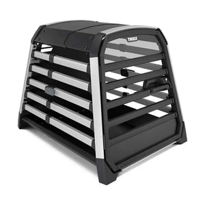 Thule Allax car dog crate medium size with crash-tested safety and adjustable depth for secure dog travel