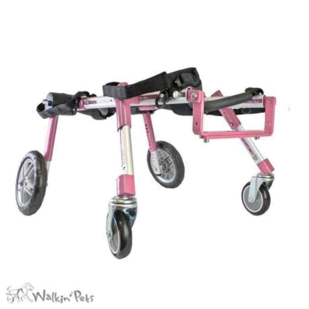 Wheels4Dogs Full Support/ Quad Dog Wheelchair, Medium - Walkin’ Wheels Full Support Wheelchair - Adjustable Dog Wheelchair for Medium Pets