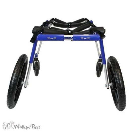 Sturdy and robust, adjust the height, length and width for optimal comfort and safety. Whether your big fur baby is recovering from injury, getting on or disabled thWheels4Dogs