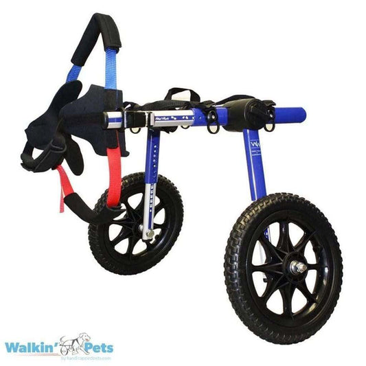 The Walkin Wheels Wheelchair is fully adjustable, durable and lightweight.Give your pooch or pet a new beginning. A perfectly fitted body extension to explore, get sWheels4Dogs