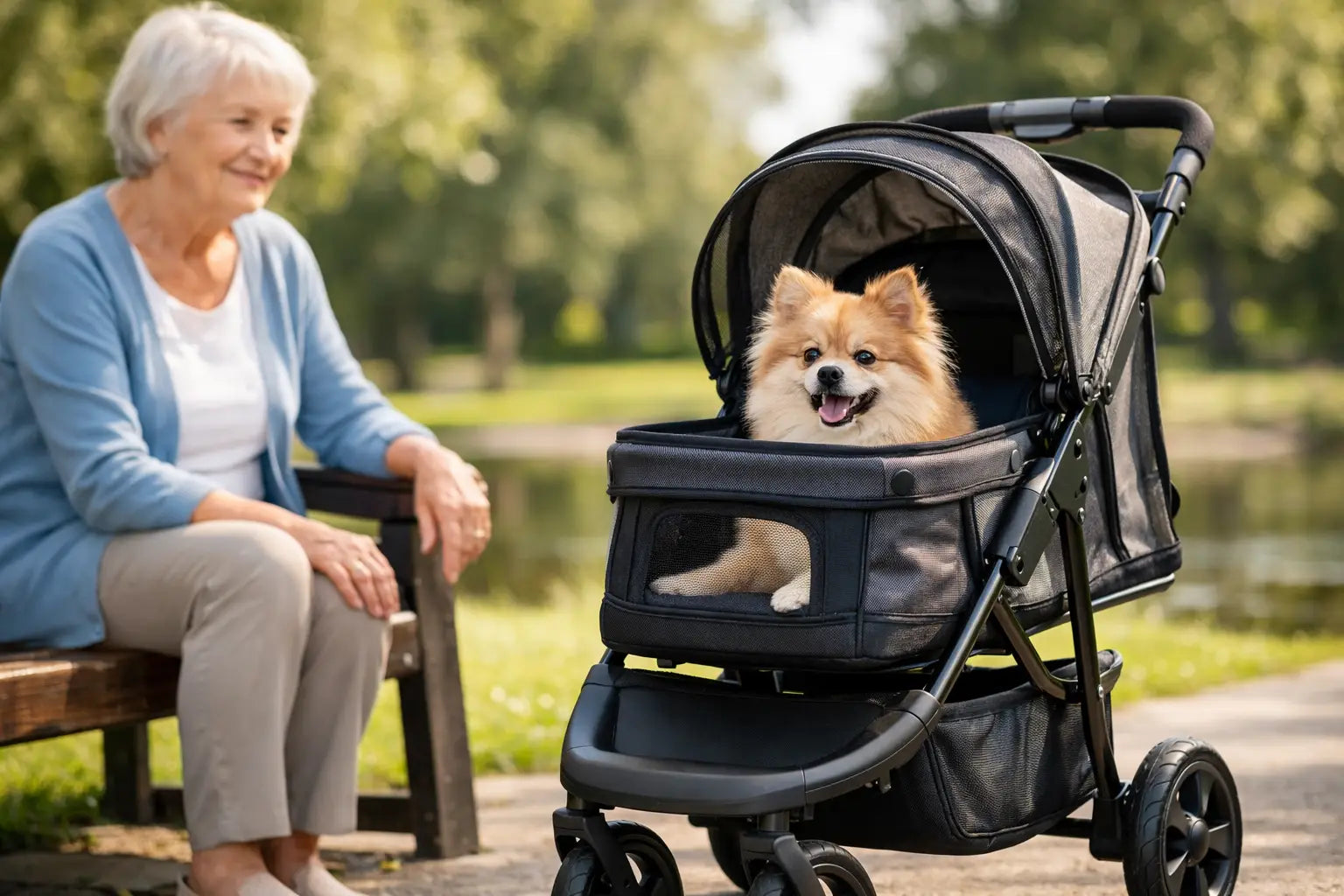 Best Dog Prams for Seniors: What to Look For