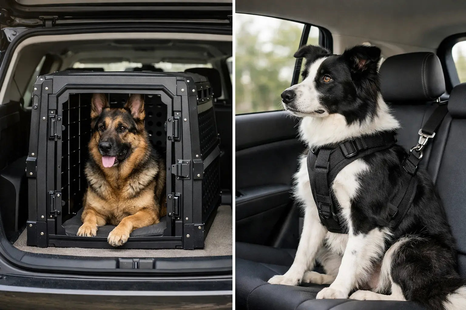 Crash Tested Crate Versus Harness for Dogs