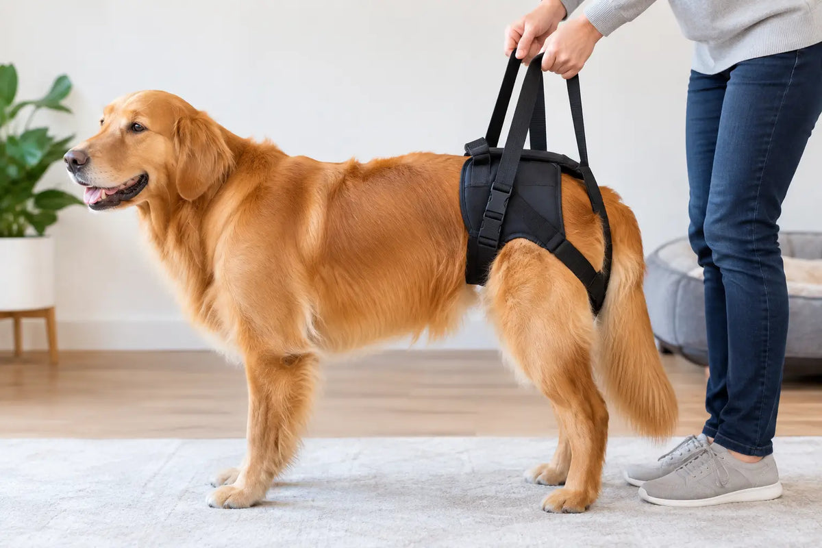Fitting a Rear Support Harness for Your Dog