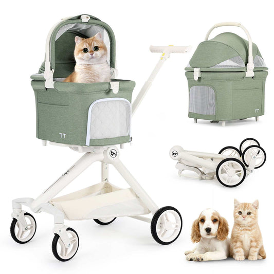 Beberoad TT compact pet stroller in Green