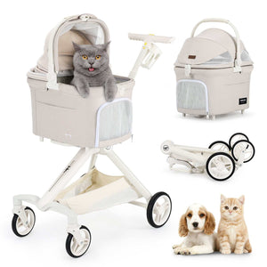 Beberoad TT compact pet stroller in Beige
