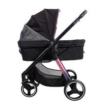 Ibiyaya® Retro Luxe Pet Stroller | Prism Black or Soft Sage