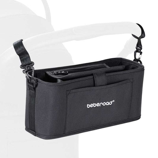 Beberoad pet stroller organiser bag in Black