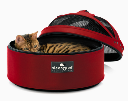 SleepyPod Mobile pet carrier and bed in three colors with crash-tested safety features