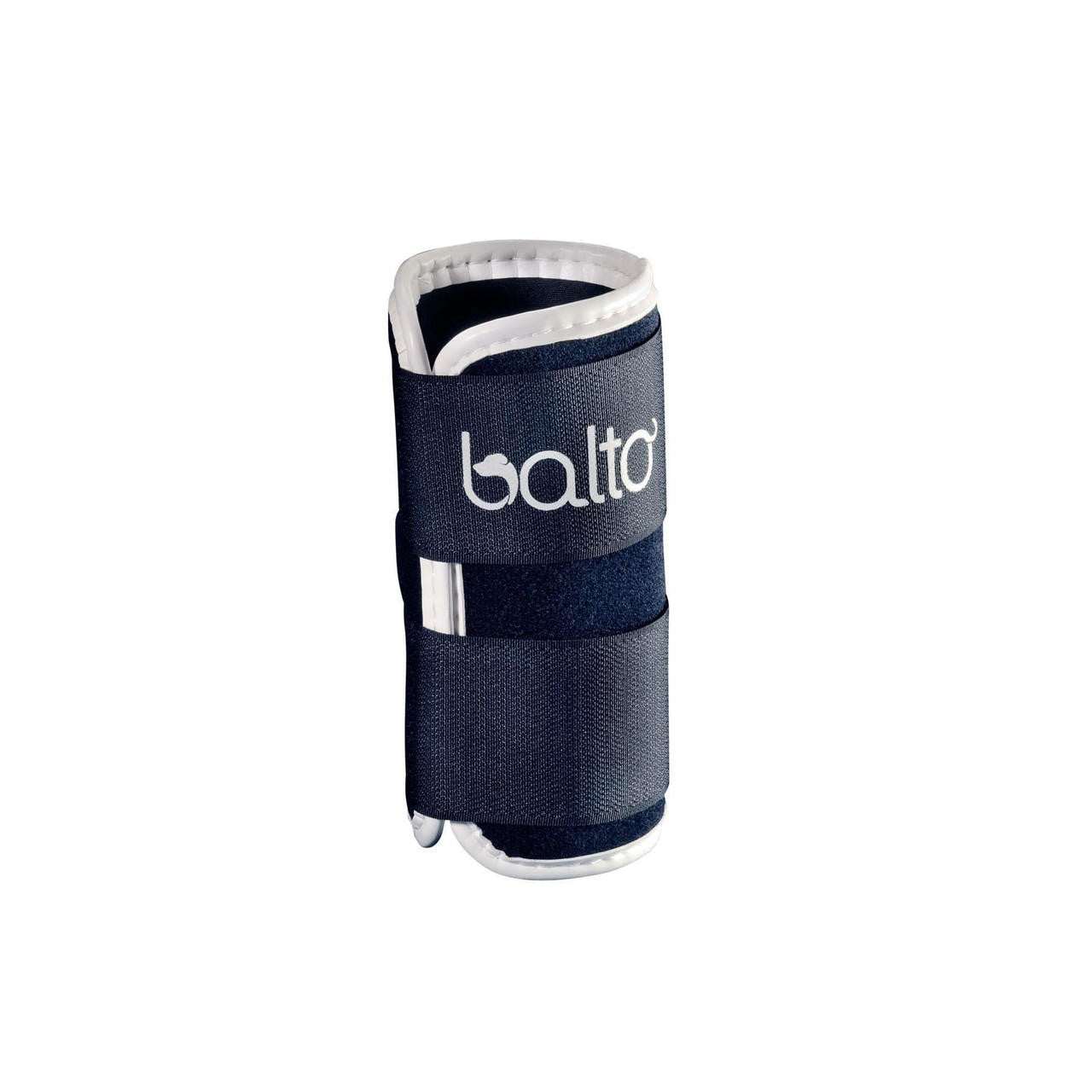 Balto® Joint carpal compression band for dog leg support with blue straps and back splints