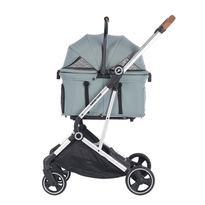 Beberoad T3 one-hand fold and 3-in-1 detachable carrier demonstration
