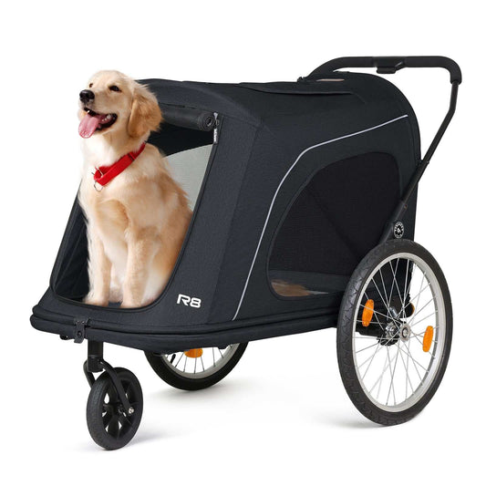 Beberoad Pet Stroller Beberoad R8 | 3-Wheel Dog Stroller & Bike Trailer | Large Dogs up to 45kg | 2 Colours Beberoad R8 dog stroller | 3-Wheel Dog Stroller & Bike Trailer