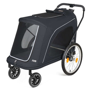 Beberoad Pet Stroller Beberoad R8 PRO | 4-Wheel Dog Stroller & Bike Trailer | Large Dogs up to 45kg | 2 Colours Beberoad R8 PRO 4-Wheeler | Large Dog Stroller & Bike Trailer for 45kg