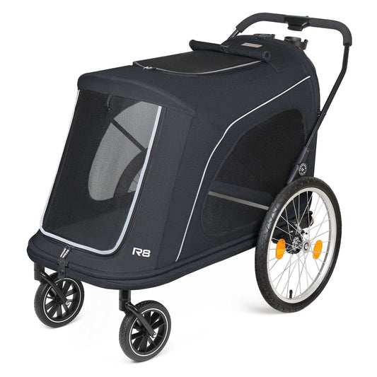Beberoad Pet Stroller Beberoad R8 PRO | 4-Wheel Dog Stroller & Bike Trailer | Large Dogs up to 45kg | 2 Colours Beberoad R8 PRO 4-Wheeler | Large Dog Stroller & Bike Trailer for 45kg