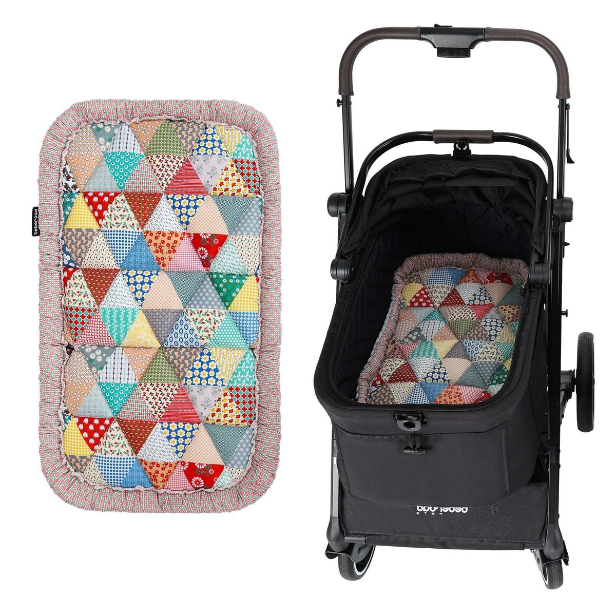 Beberoad Pet Stroller Accessories Beberoad Reversible Pet Stroller Cushion | Cooling & Warming Sides | 3 Sizes Beberoad Reversible Pet Stroller Cushion | Cooling & Warming | 3 Sizes