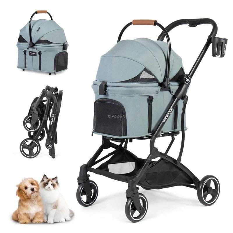 3 wheel dog stroller uk Beberoad T3 | 3-in-1 Pet Stroller & Travel System