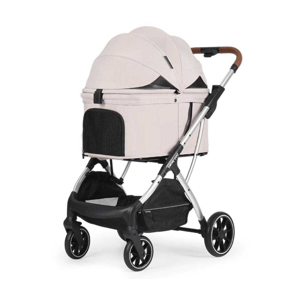 Beberoad T5 medium pet stroller for pets up to 25kg with foldable design and all-terrain wheels