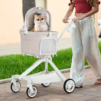 Beberoad Pet Stroller Beberoad TT | Compact 2-in-1 Pet Stroller & Carrier | Small Dogs & Cats up to 20kg | 2 Colours Beberoad TT Compact Pet Stroller | Dogs & Cats up to 20kg