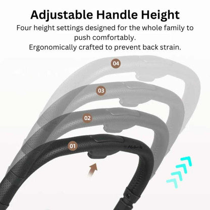 Beberoad X5 3-in-1 pet stroller for medium pets up to 25kg with one-hand fold and versatile design