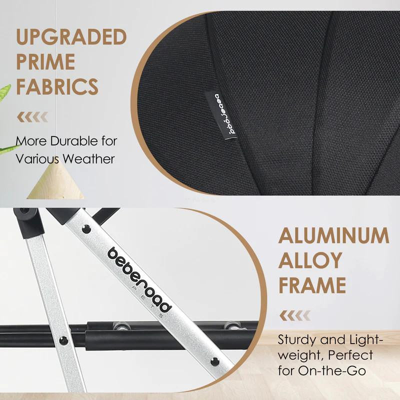  Beberoad Pet Stroller | T4  BRUK132-T4 Pets Own Us