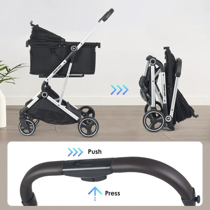  Beberoad Pet Stroller | T4  BRUK132-T4 Pets Own Us