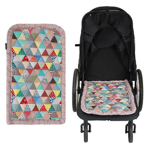 Beberoad reversible pet stroller cushion printed side