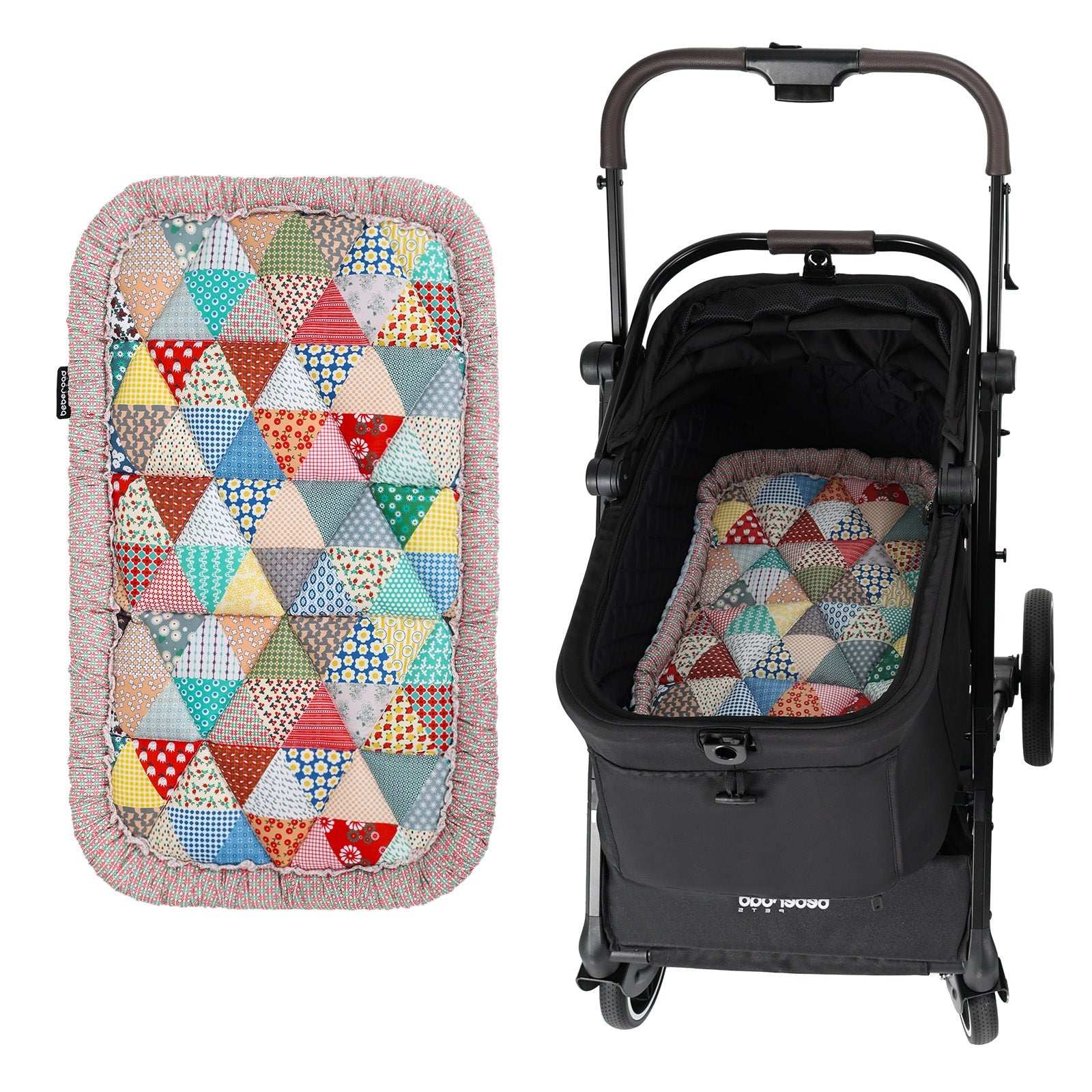 Beberoad reversible pet stroller cushion medium size