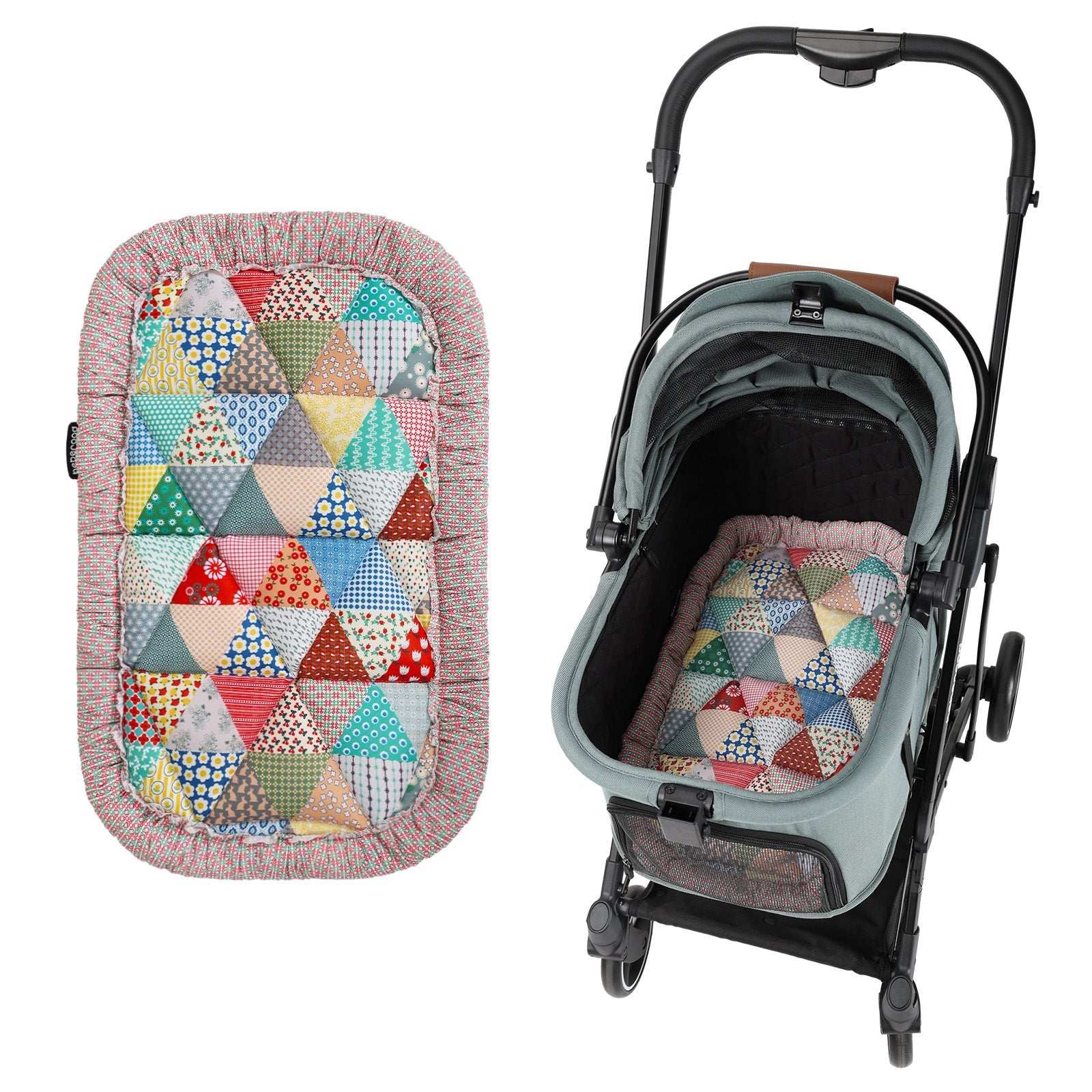 Beberoad reversible pet stroller cushion small size