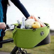 Dutch Dog DoggyRide Cocoon Bike Carrying Basket | Green | Dutch Dog Design®   Pets Own Us