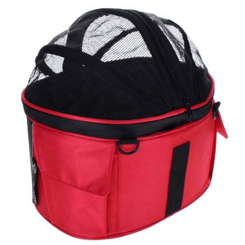 Dutch Dog DoggyRide Cocoon Bike Carrying Basket | Red | Dutch Dog Design®   Pets Own Us