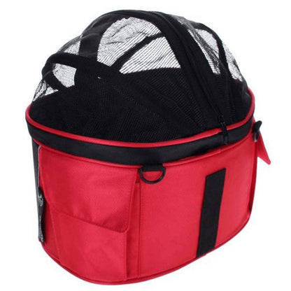 Dutch Dog DoggyRide Cocoon Bike Carrying Basket | Red | Dutch Dog Design®   Pets Own Us