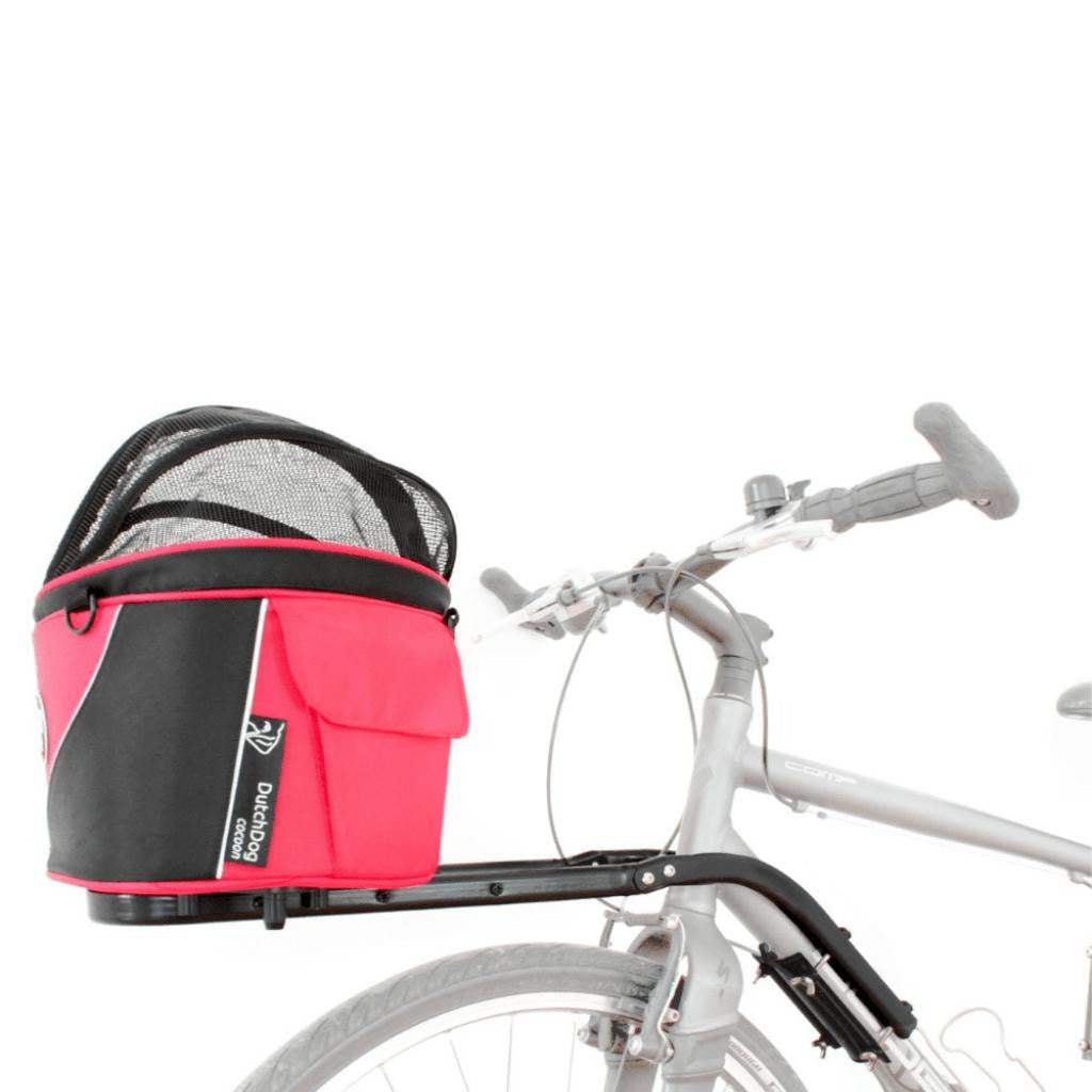 Dutch Dog DoggyRide Cocoon Bike Carrying Basket | Red | Dutch Dog Design®   Pets Own Us