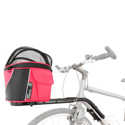 Dutch Dog DoggyRide Cocoon Bike Carrying Basket | Red | Dutch Dog Design®   Pets Own Us