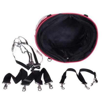 Dutch Dog DoggyRide Cocoon Bike Carrying Basket | Red | Dutch Dog Design®   Pets Own Us