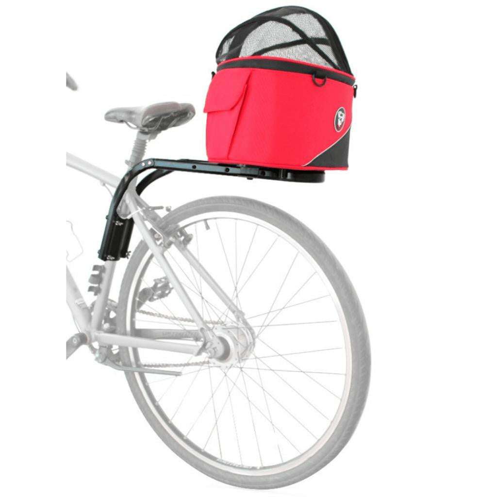 Dutch Dog DoggyRide Cocoon Bike Carrying Basket | Red | Dutch Dog Design®   Pets Own Us